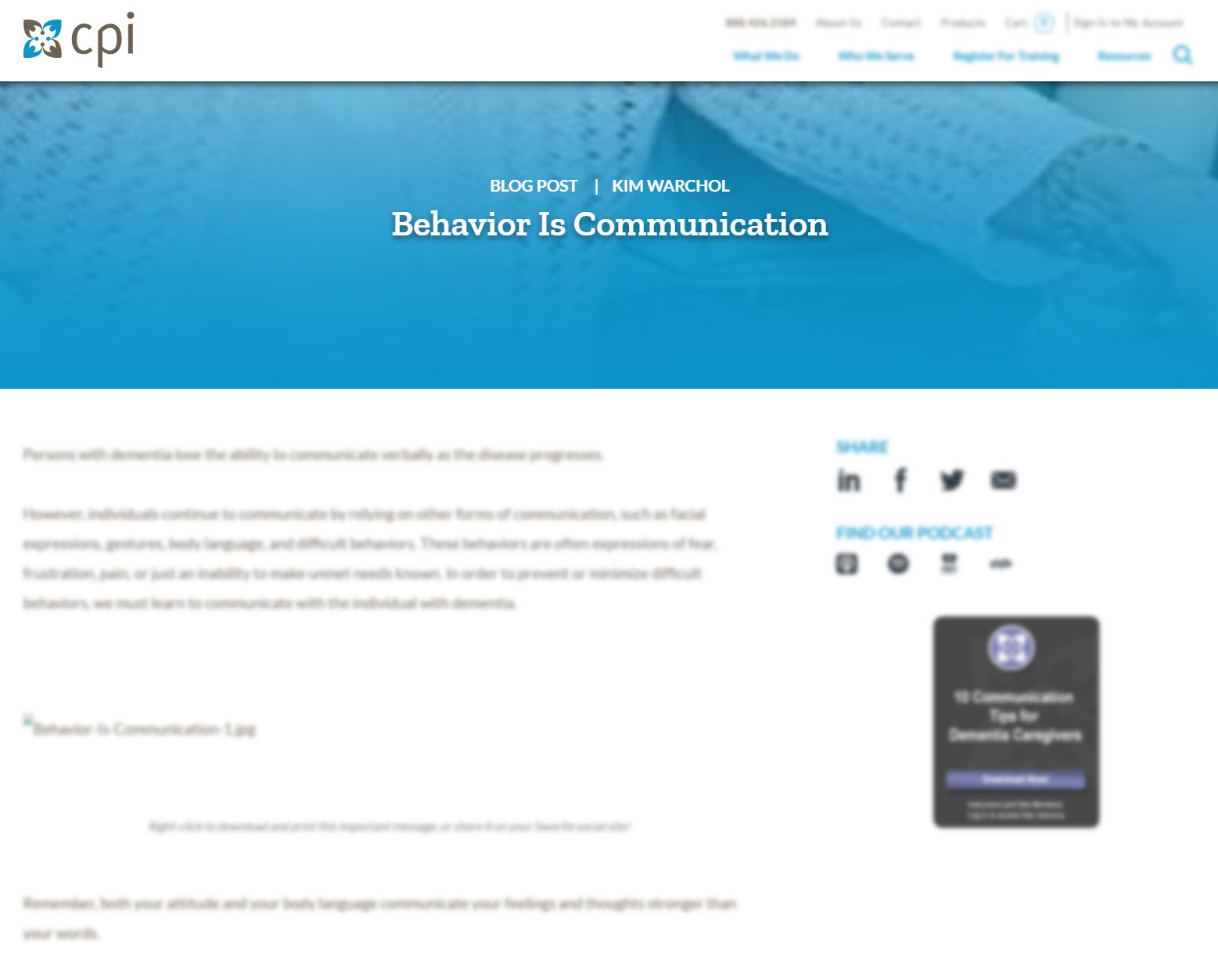 Behavior Is Communication