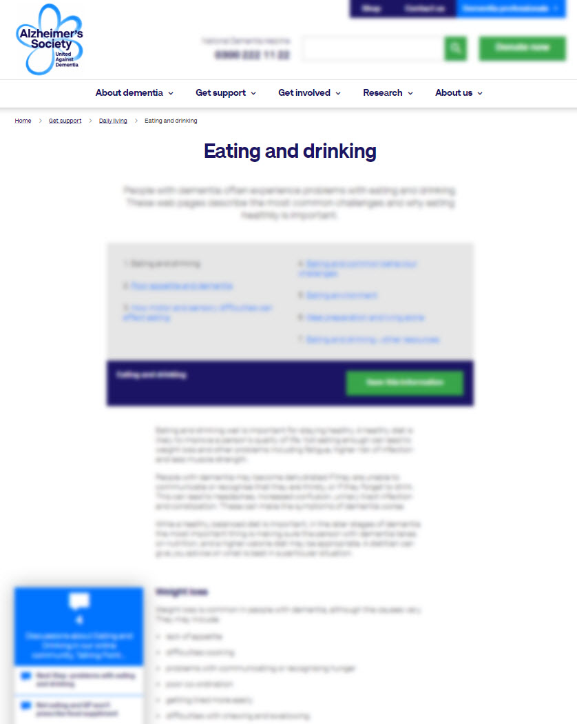 Eating and Drinking